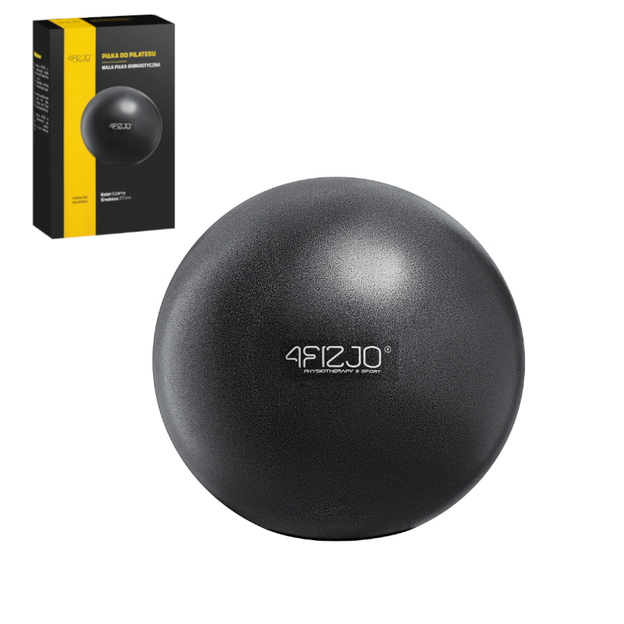 

Мяч для пилатеса, йоги, реабилитации 4FIZJO 22 см 4FJ0139 Black - UkMarket