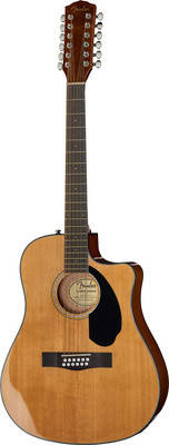 

12 струнная электро-акустическая гитара FENDER CD-60SCE-12 NATURAL (12 струн)