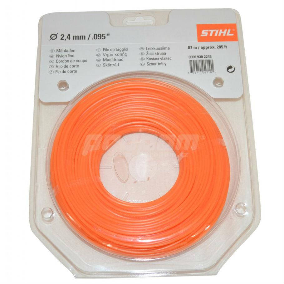 

Леска триммерная Stihl 2,4 мм х 86 м, круглая