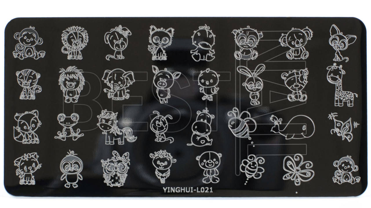 

Пластина для стемпинга YINGHUL-L021 (12*6 см)