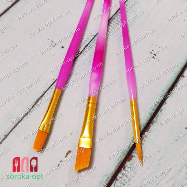 

НАБОР КОНДИТЕРСКИХ КИСТОЧЕК ДЛЯ РОСПИСИ ИЗ 3 (АССОРТИ)