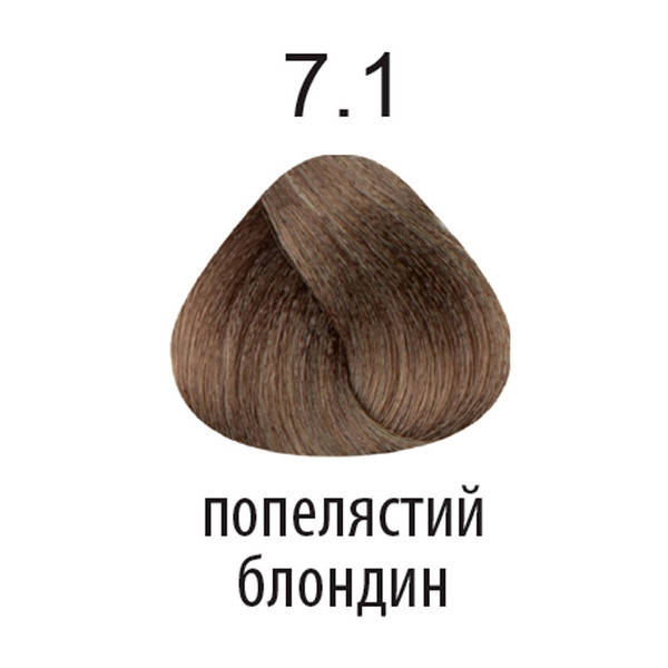 

Краска для волос KAARAL 360 Professional Haircolor 100 мл 7.1 пепельный блондин