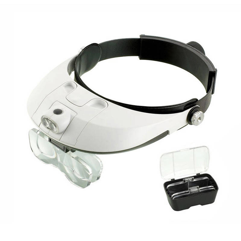 

Бинокулярная лупа Magnifier 81001-G LED 1x - 6x