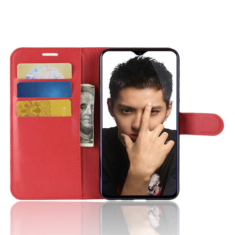

Чехол книжка Lichee на Honor 8X (9 цветов) красный