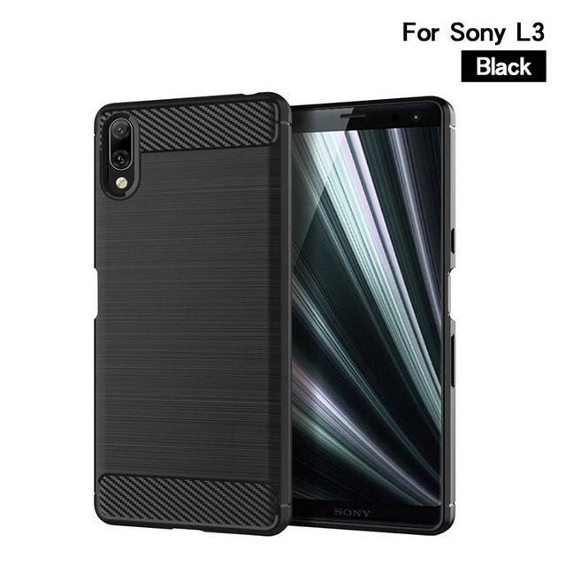 

TPU чехол накладка Urban для Sony Xperia L3 (4 цвета) чёрный
