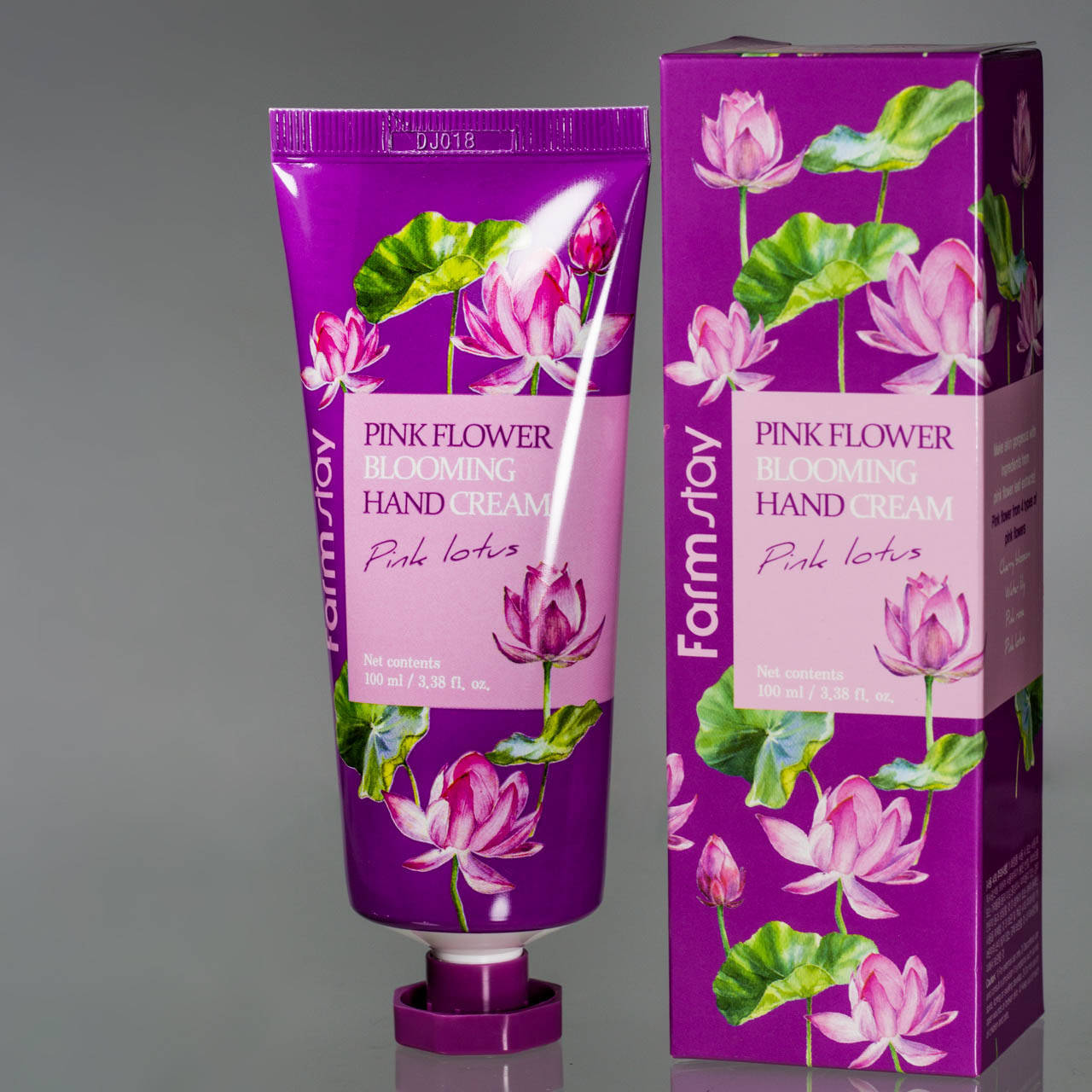 

Увлажняющий крем для рук с экстрактом лотоса FarmStay Pink lotus100 мл