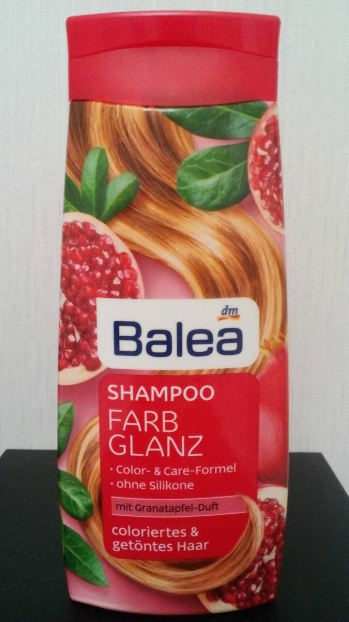 

Шампунь для окрашенных волос Balea Farbglanz-Shampoo Granatapfel & Gojibeere 300 мл
