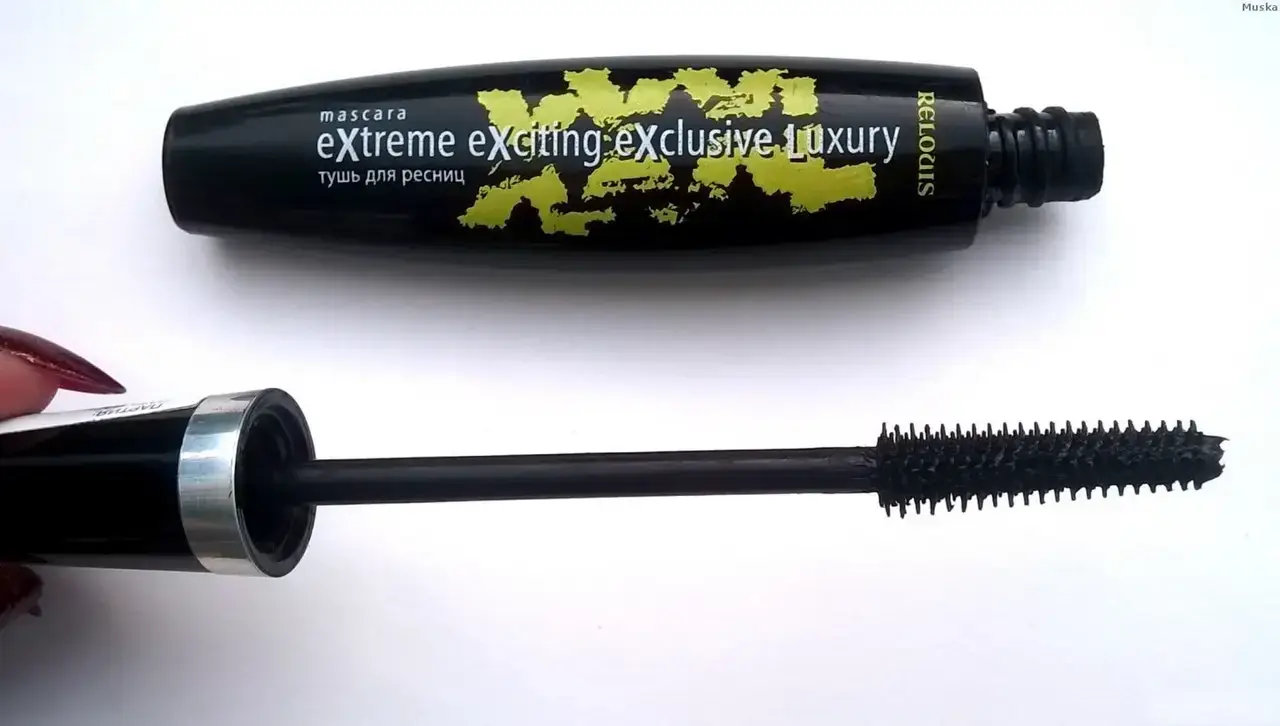 

Тушь для ресниц Relouis XXXL Extreme Exciting Exclusive Luxur Black 12 г, Черный
