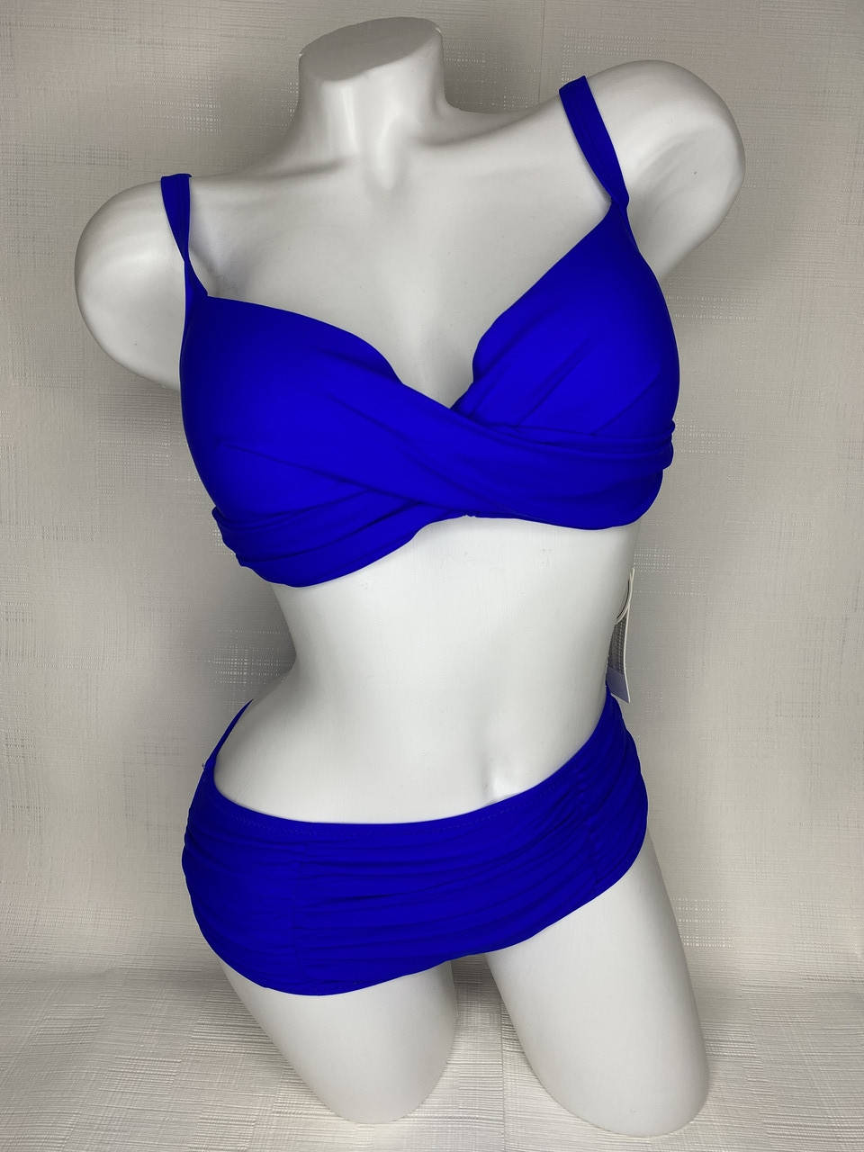 

Женский купальник классический большой размер, Синий