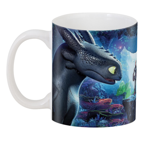 

Кружка Как приручить дракона How to train your dragon Скрытый мир HD.02.17, Белый