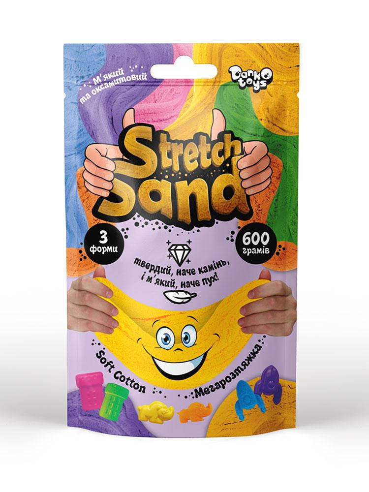 

Кинетический песок Stretch Sand 600г, укр., пак. 15*25*3см ( FS, Песочный