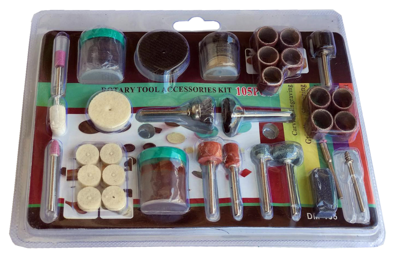 

Набір аксесуарів для гравера, 105 од.