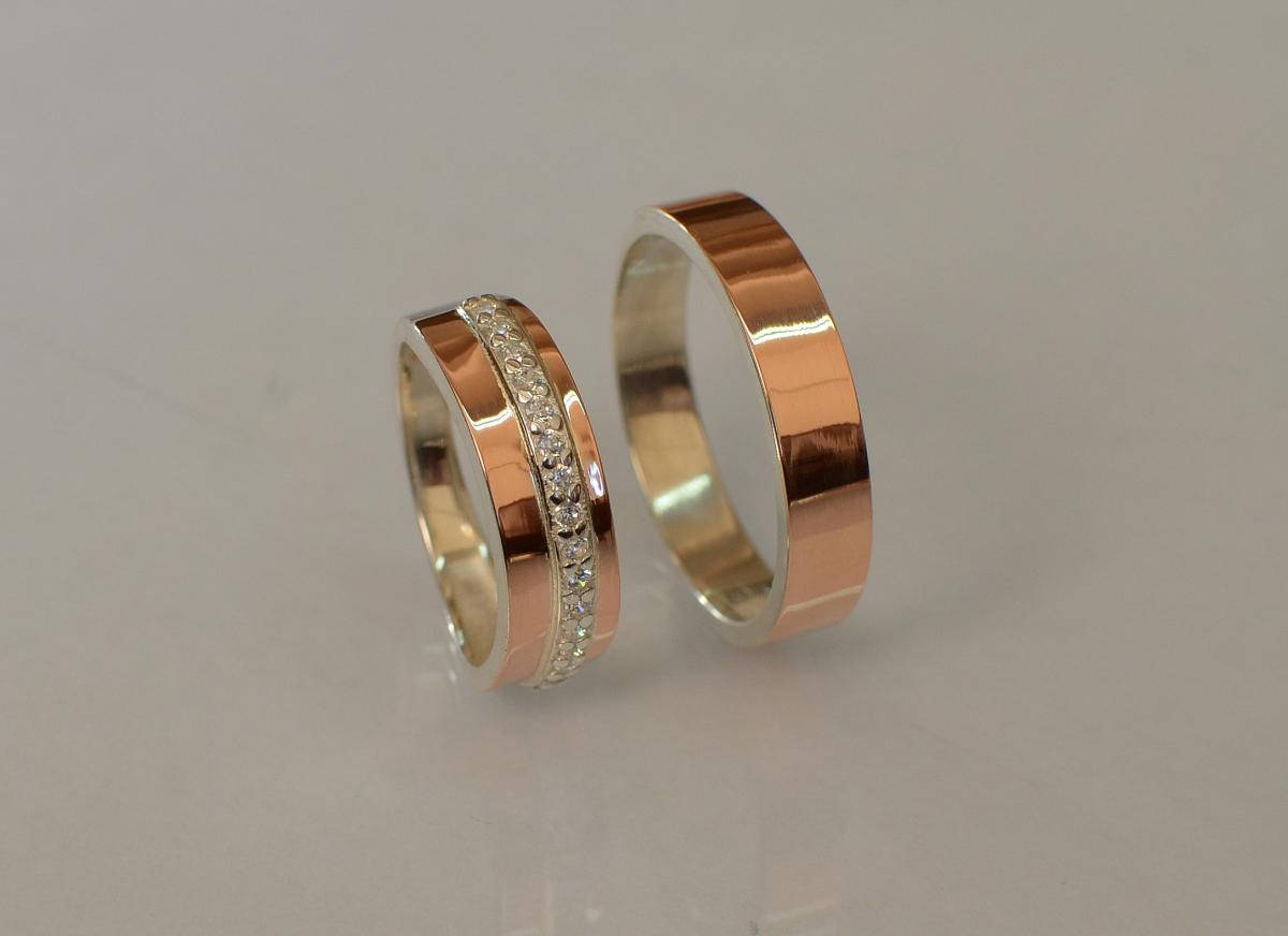 

Серебряные Обручальные Кольца(Пара)