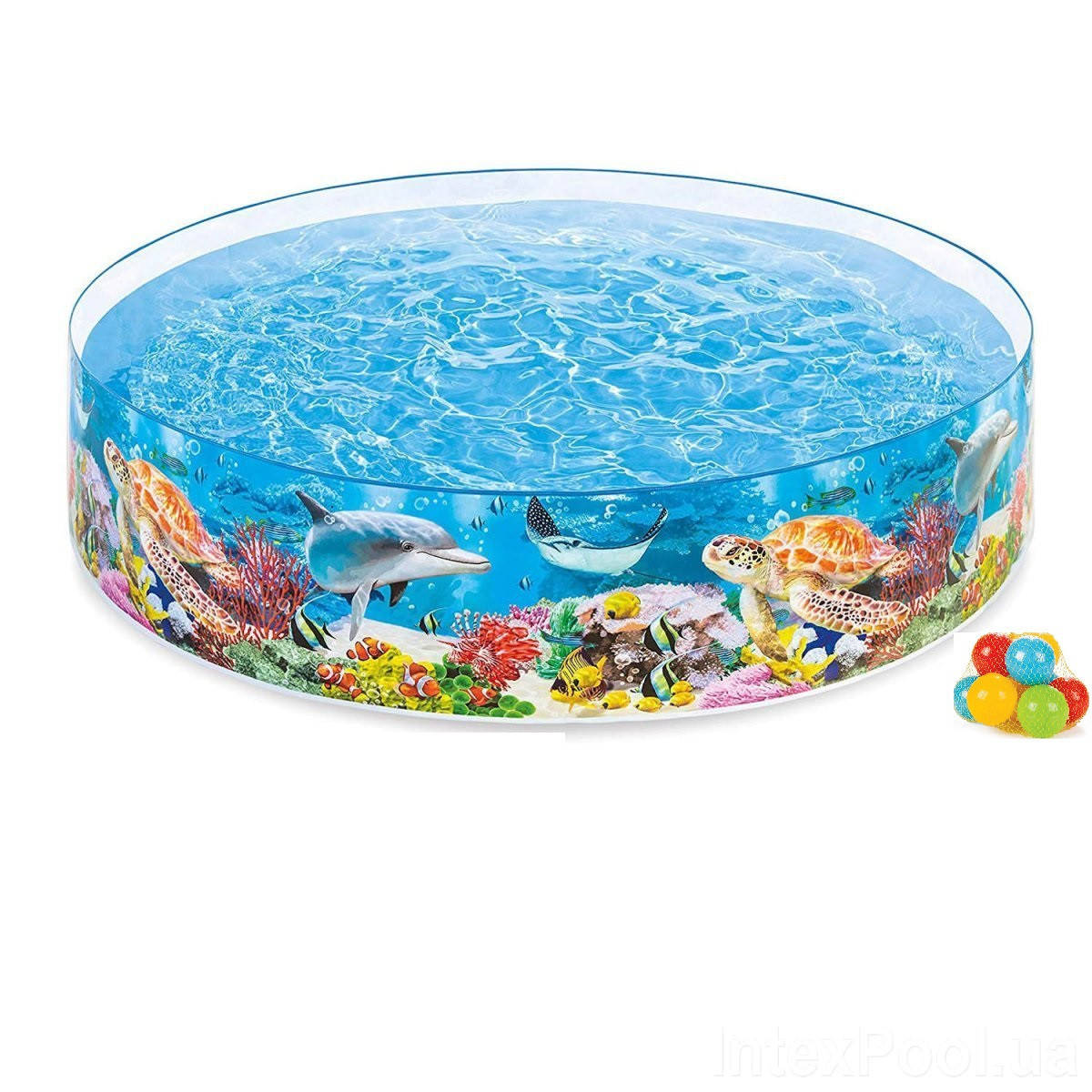 

Бассейн детский каркасный «Подводный мир» Intex (58472) 244*46 см