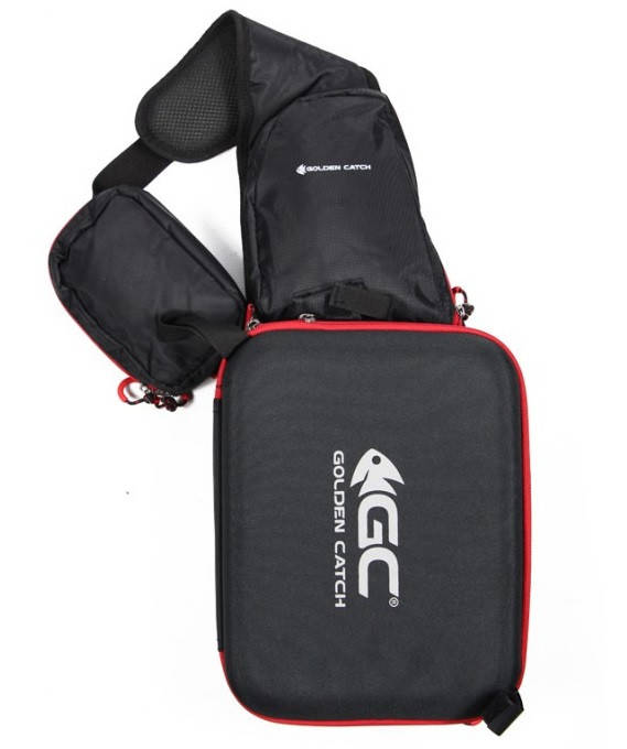 

Сумка спиннингиста Golden Catch Sling Bag с ящиками