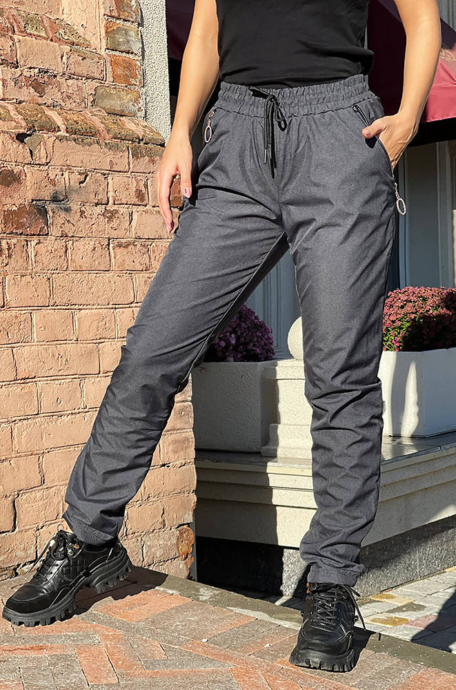 

Штаны женские на флисе графит Украина 139952M