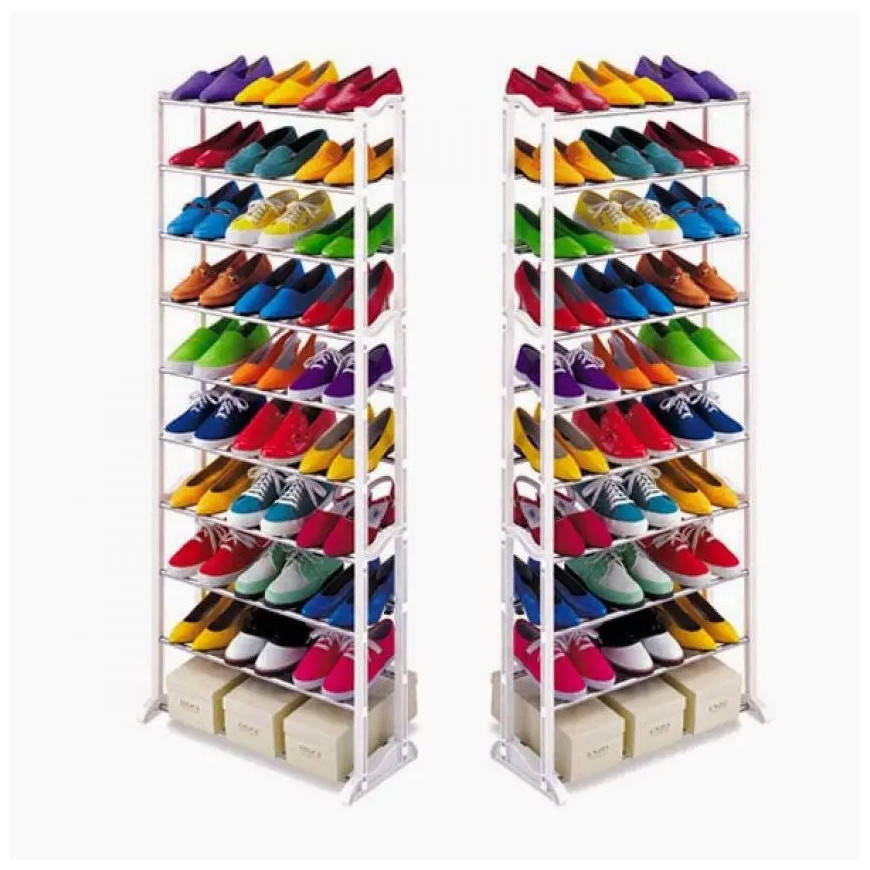 

Полка для обуви на 30 пар Amazing Shoe Rack, Белый