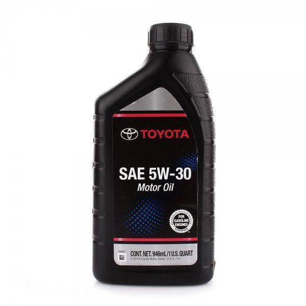 

Моторное масло Toyota Motor Oil 5W-30 0.946л (002791QT5W) ORG 002791QT5W