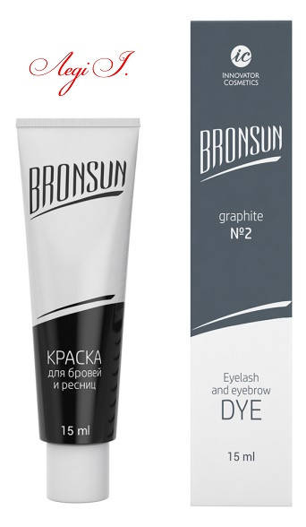 

Краска для бровей и ресниц BRONSUN. тон графит. 15мл