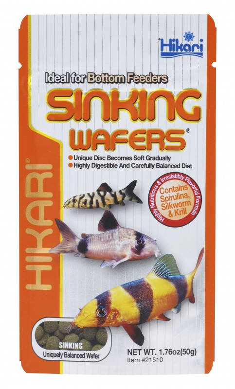 

Корм для сомиков коридорасов и других донных рыб Hikari Tropical Sinking Wafers 50 г