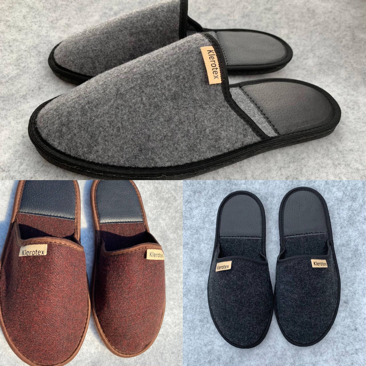 

Чоловічі тапочки, мужские тапки, тапки для дома, домашні тапки Klerotex