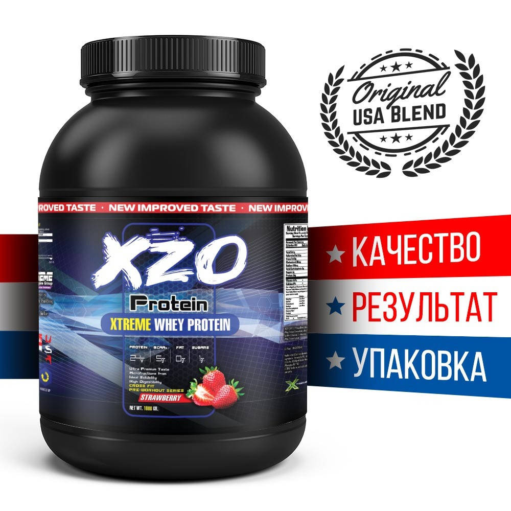 

Протеин сывороточный для похудения 80% белка XZO Nutrition США | 1 кг | 33 порций