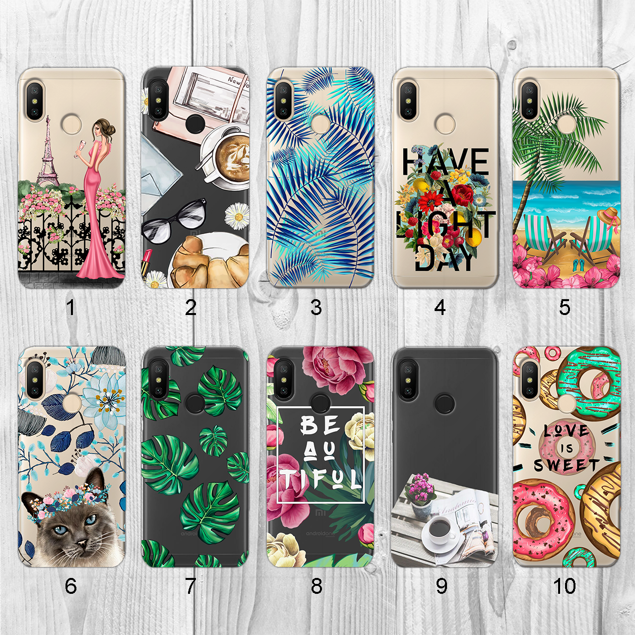 

Силиконовый чехол с рисунком для Xiaomi Mi A2 / Mi 6X (new collection)
