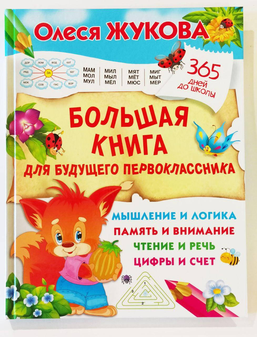 

Большая книга для будущего первоклассника. 365 дней до школы. Олеся Жукова.
