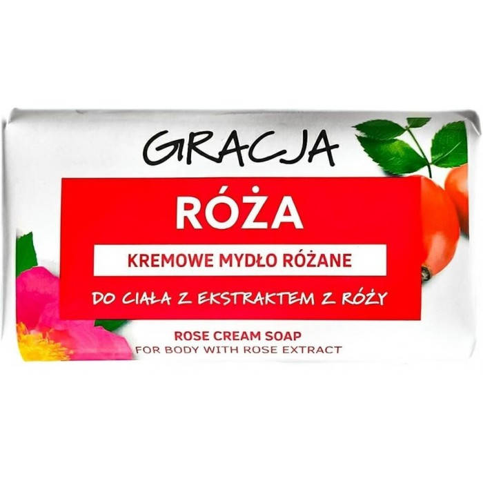 

Мыло туалетное кремовое с экстрактом розы Cracja roza 100 г