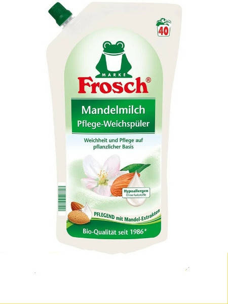 

Ополаскиватель Фрош Миндаль для белья Frosch Weichspüler Mandelmilch 1000 мл.