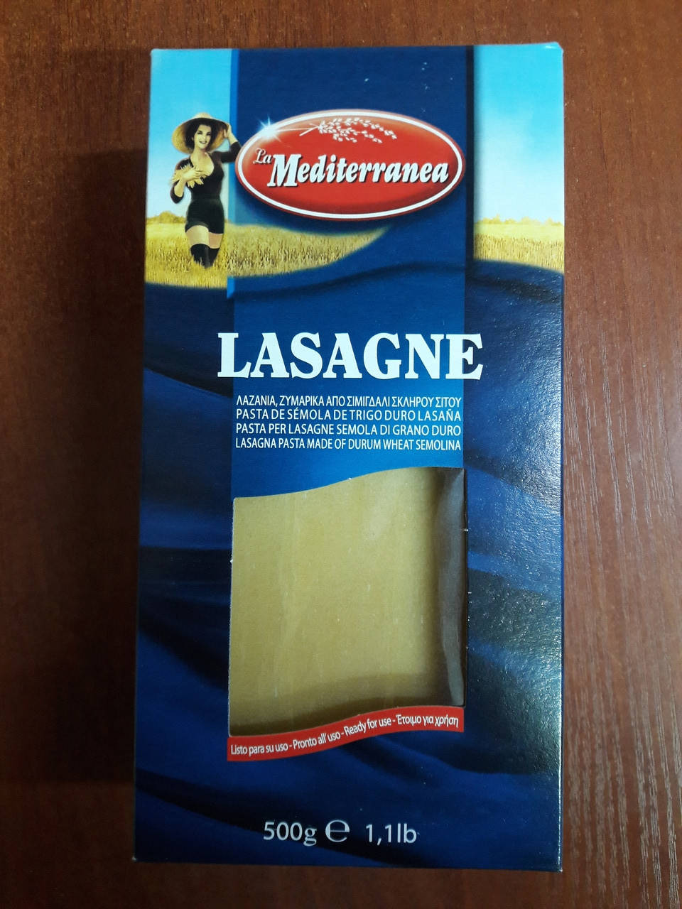 

Макароны Mediterranea Lasagne - Лазанья 0.5 кг