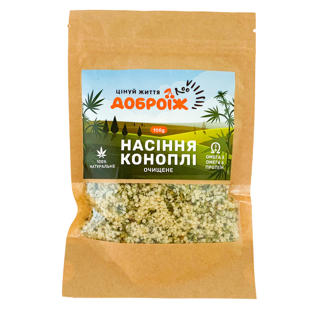 

Семена конопли очищенные Доброїж 100 г