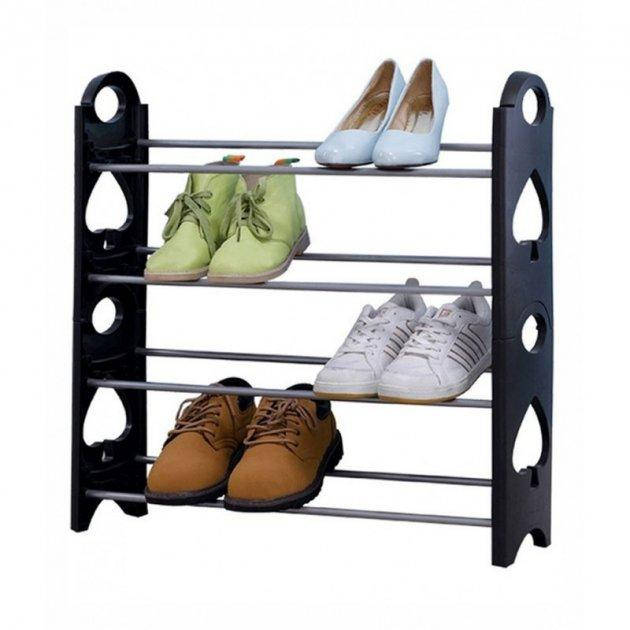 

Полка для обуви "STACKABLE SHOE RACK" на 12 пар / полка для обуви / полка для обуви в прихожую