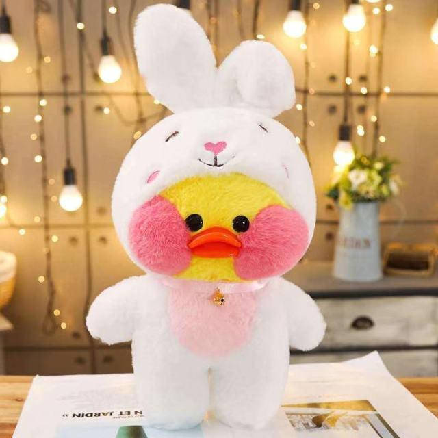 

Мягкая игрушка утка Лалафанфан Зайчик Lalafanfan Cafe Mimi 30 см Утка Плюшевая