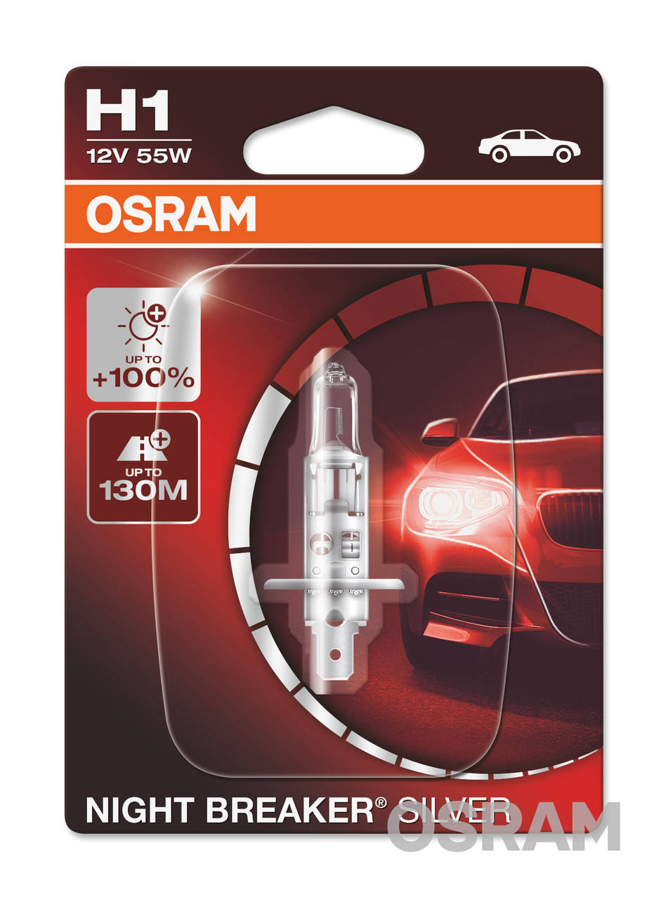 

Лампа галогенная Н1 Osram 64150 NBS -01B (+100%)