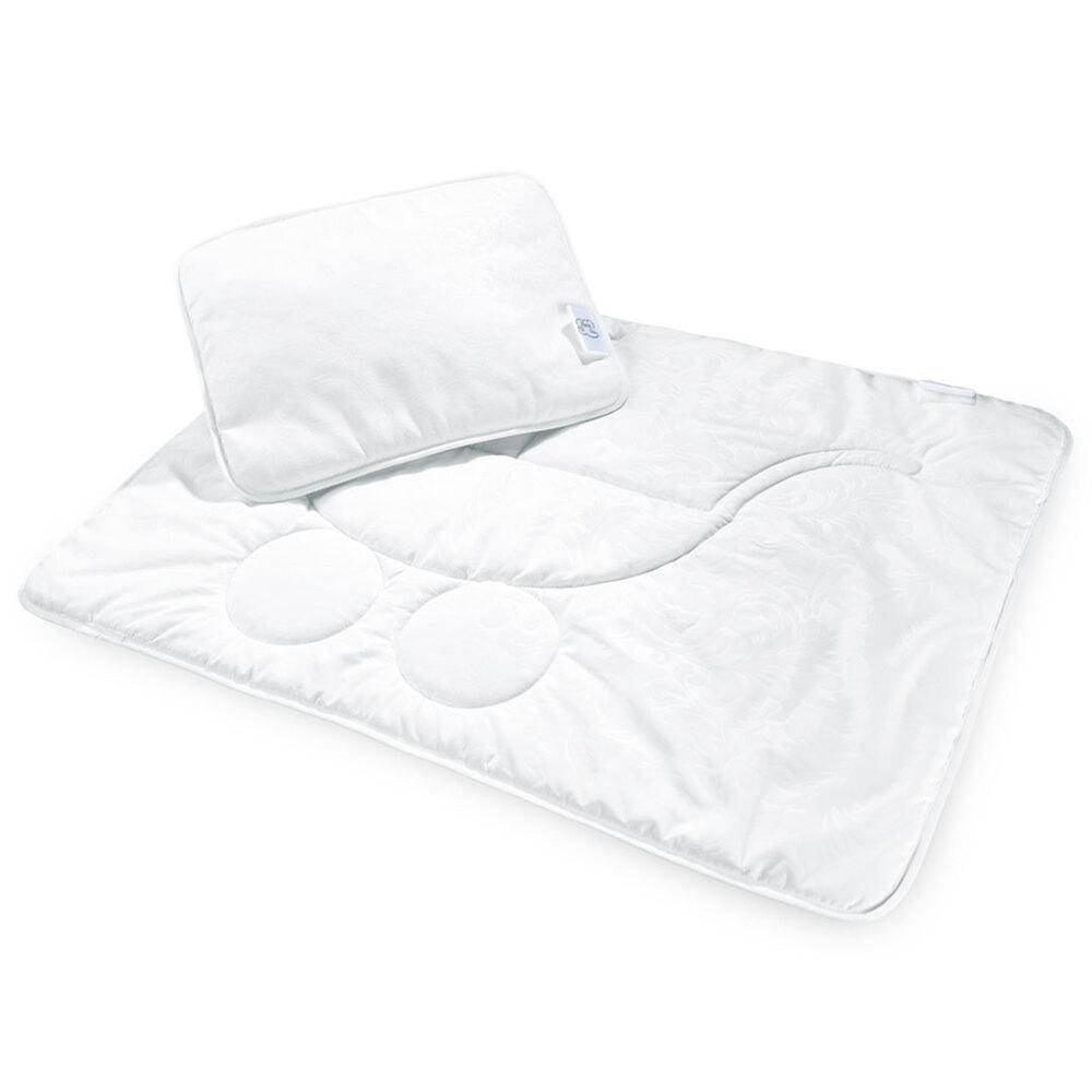 

Набор в коляску: одеяло и подушка ТM PAPAELLA одеяло 60х80 см, подушка 30х40 см