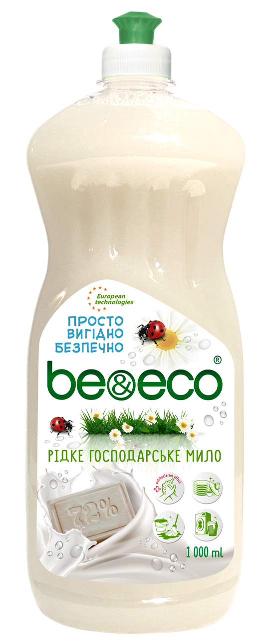 

Мыло хозяйственное Be&Eco 1000 мл