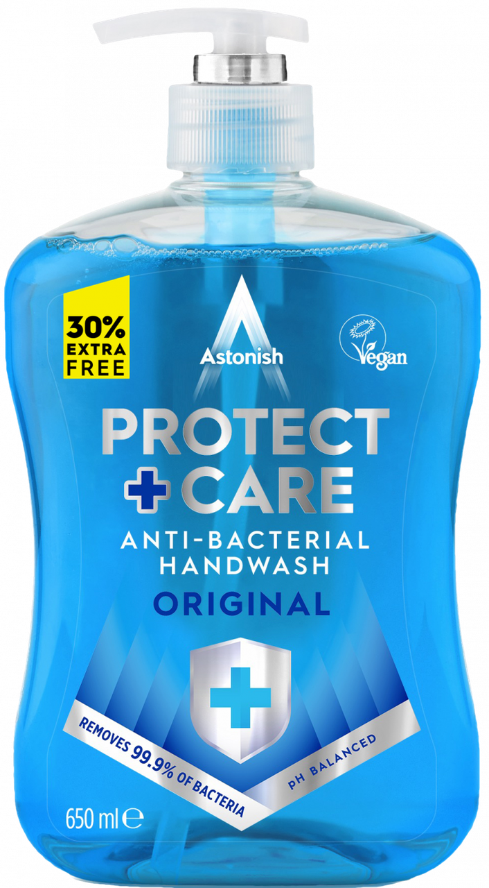 

Антибактериальное мыло для рук Astonish Protect+Care Original 650 мл