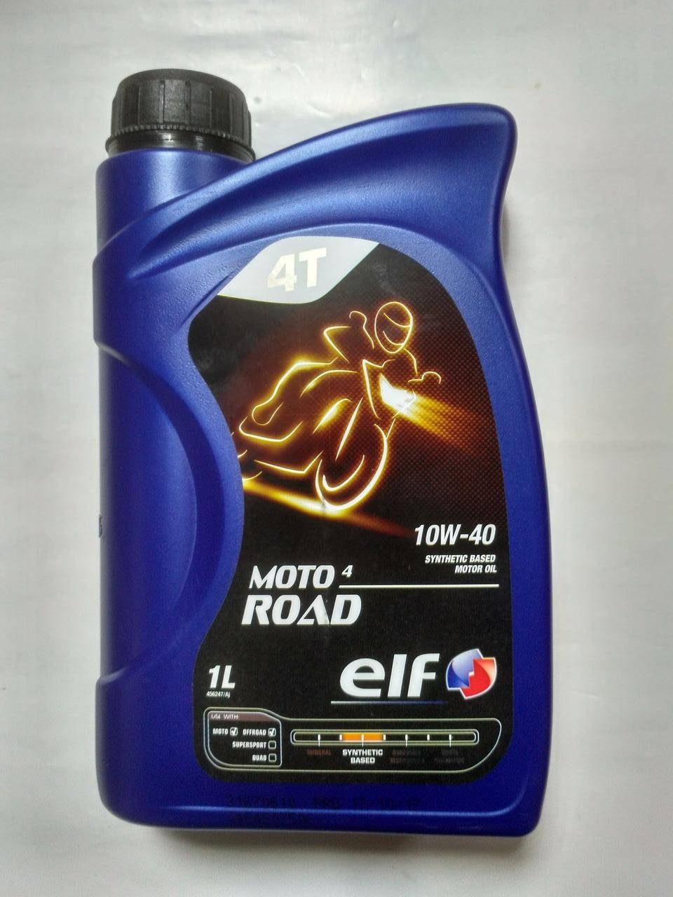 

Масло моторное ELF MOTO 4 ROAD 10W-40 4T синтетика для мототехники
