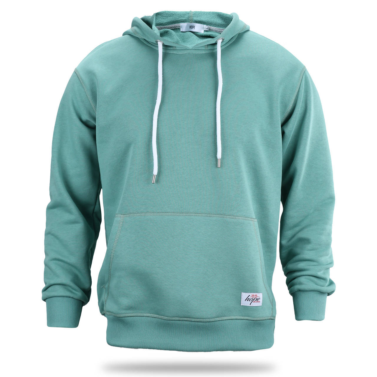 

Худи мужские мята HOPE однотонная Т-2 MINT M(Р) 22-570-201, Зелёный