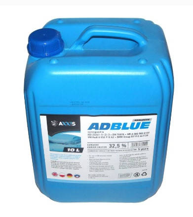 

Жидкость AdBlue AXXIS для снижения выбросов систем SCR (мочевина) 10л.