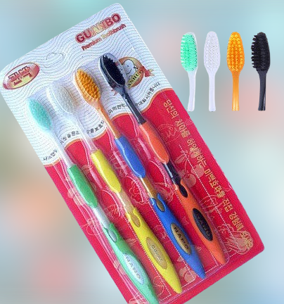 

Бамбуковая щетка для зубов Nano, 4шт/упак