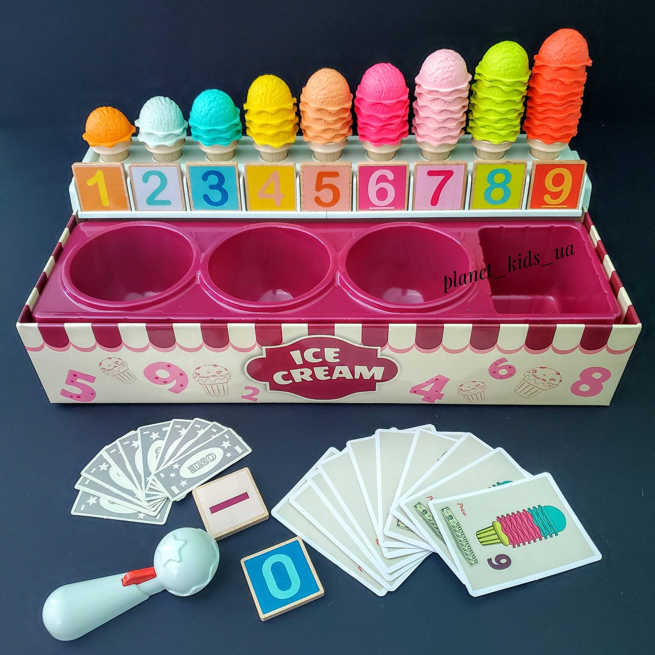 

Игровой набор для счета и сортировки Магазин Мороженого Top Bright