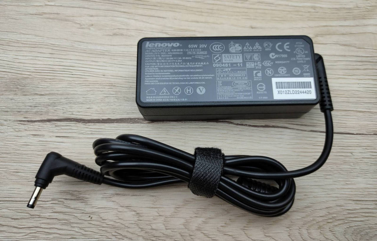 

Зарядное устройство для ноутбука 4,0-1,7 mm 3.25A 20V Lenovo класс A+