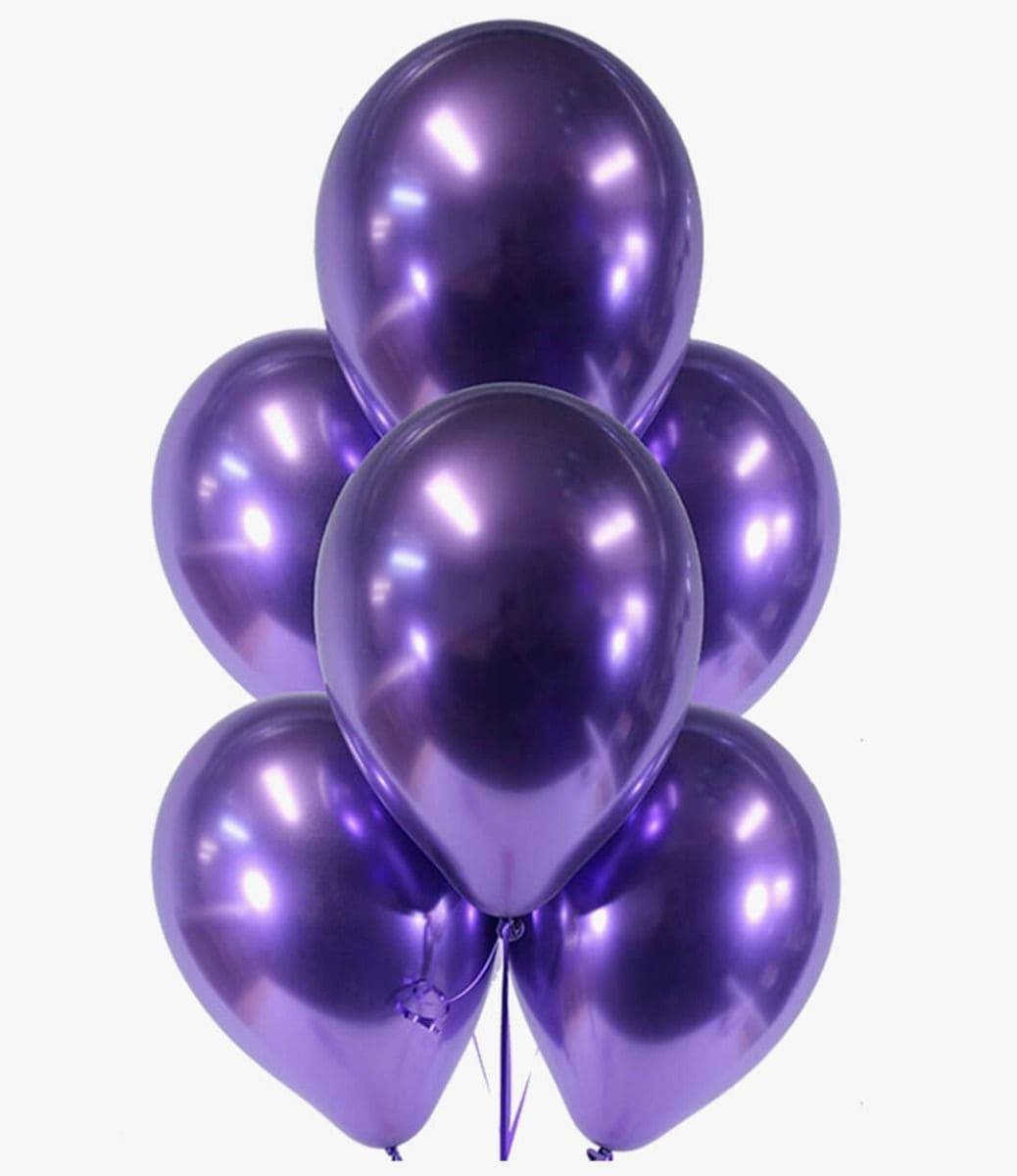 

Латексный шар 13"(33см) Хром фиолетовый (shiny purple), GEMAR (Италия)
