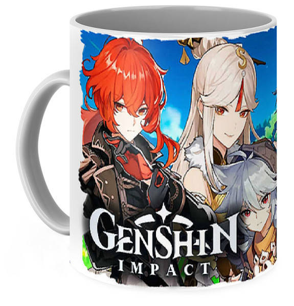 

Кружка GeekLand Genshin Impact Геншин Импакт персонажи GN 02.493, Белый