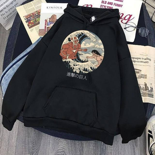 

Худи "Атака титанов 2", Черный