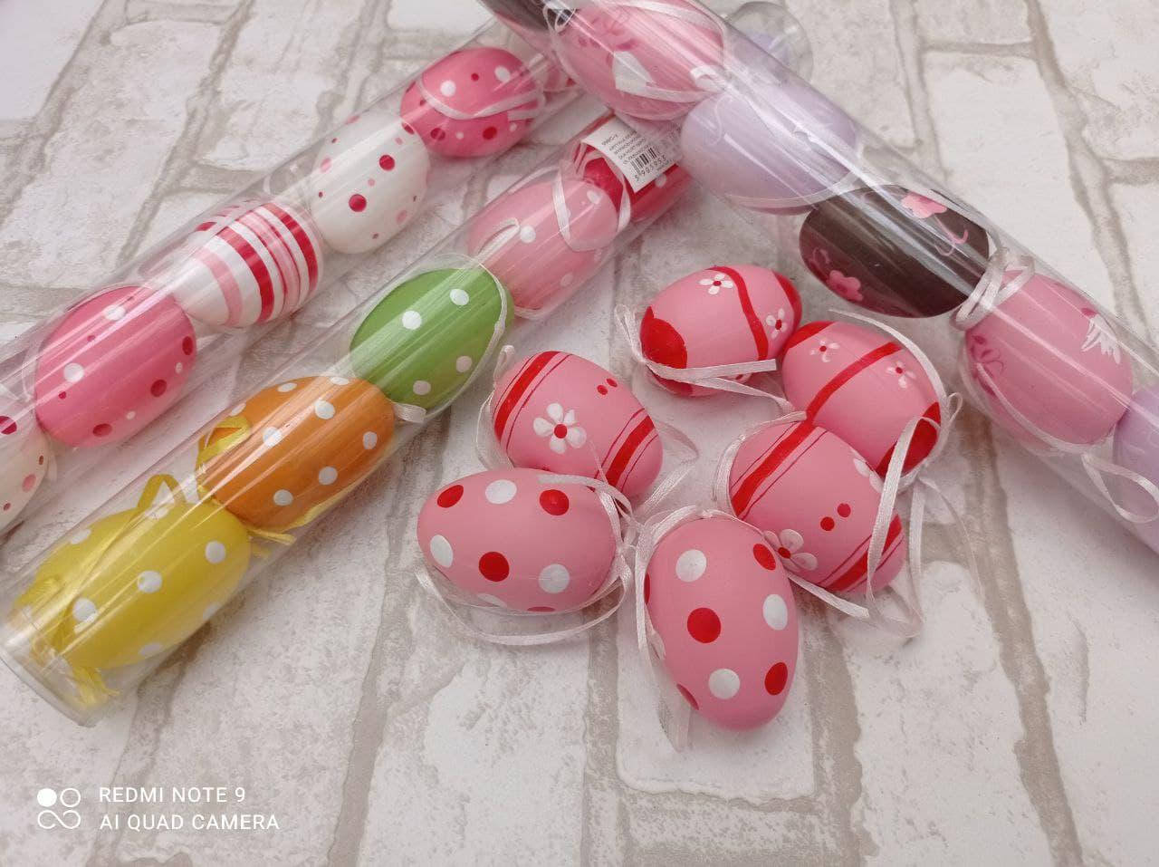 

Крашенки для пасхального декора h-6 см 6 шт/уп