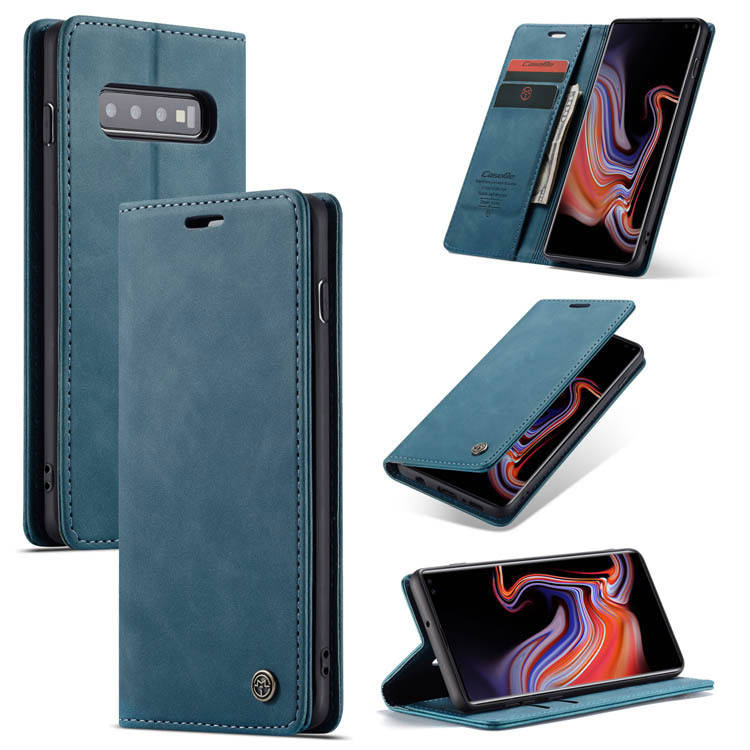 

Чехол книжка Caseme с магнитом для Samsung Galaxy S10 Plus зеленый, Зелёный