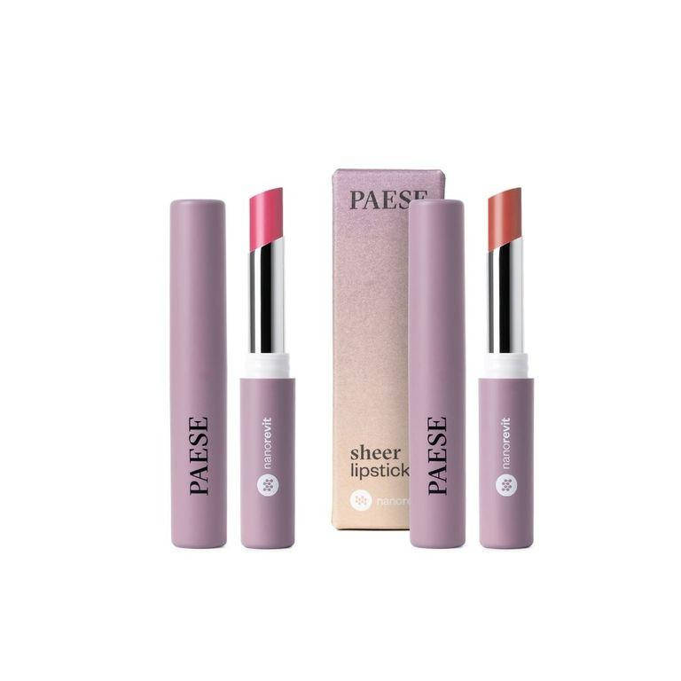 

Бальзам для губ оттеночный SHEER LIPSTICK NANOREVIT PAESE